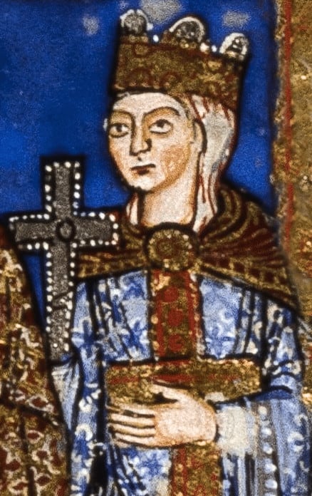 A 12th-century depiction of Empress Matilda.