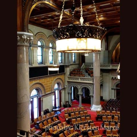 New York Assembly Chamber. Described in 